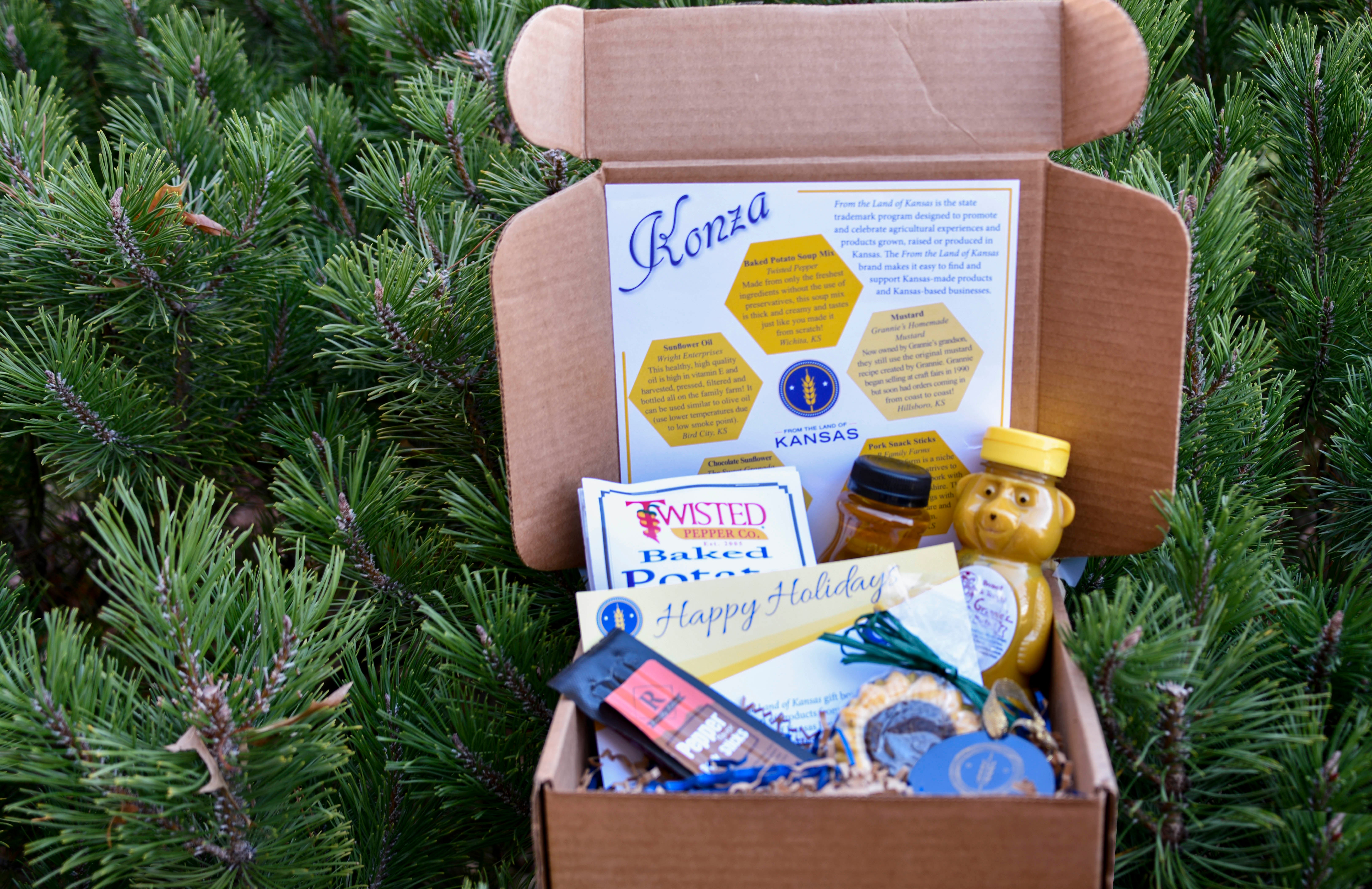 Reader Contest! Photo of the gift box being distributed as prizes for winners.